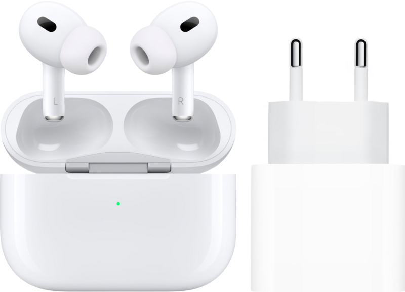 Apple Airpods Pro 2 + Apple USB C Oplader (6095606961941)
