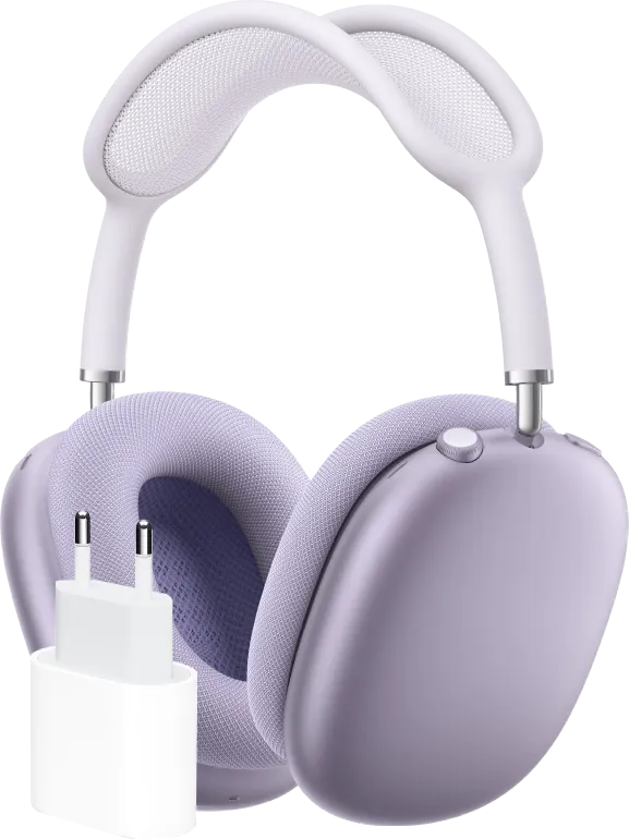 Apple AirPods Max Lila + Apple Usb C Oplader 20W (6151117971937)