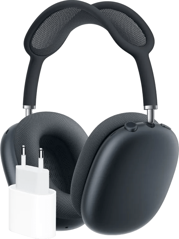 Apple AirPods Max Zwart + Apple Usb C Oplader 20W (6151117970916)