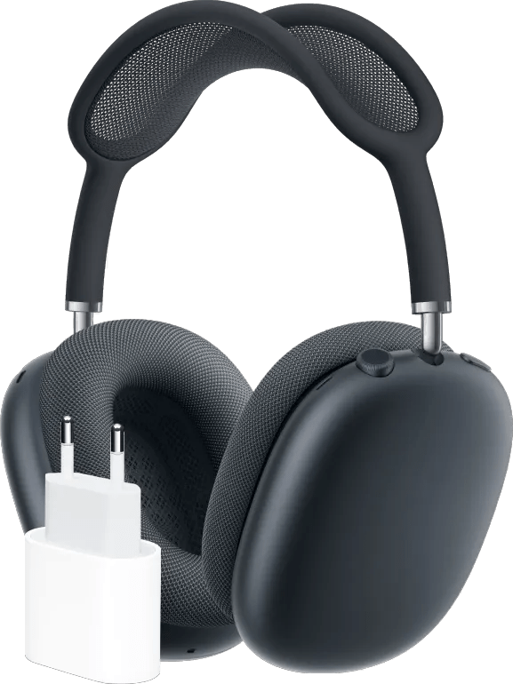 Apple AirPods Max Zwart + Apple Usb C Oplader 20W (6151117970916)