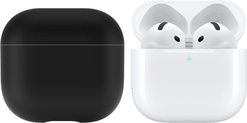 Apple AirPods 4 Active Noise Cancellation + BlueBuilt Hoesje (6151156566583)